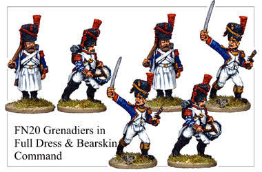 FN020 - Grenadiers In Full Dress And Bearskin Commnad In Bearskin Command