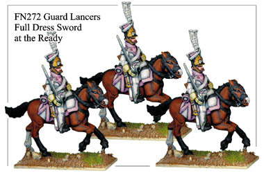 FN272 - Imperial Guard Lancers In Full Dress Sword Drawn