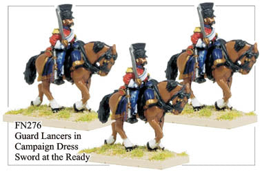 FN276 - Imperial Guard Lancers In Campaign Dress Sword Drawn