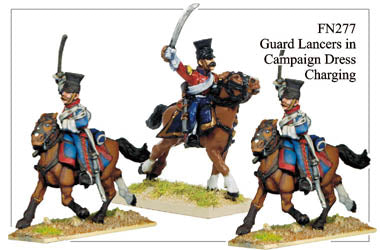 FN277 - Imperial Guard Lancers In Campaign Dress Charging With Sword