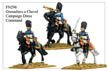 FN298 - Grenadiers A Cheval In Campaign Dress Command