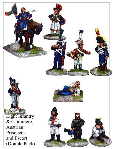FN326 - Light Infantry And Cartiniere With Austrian Prisoners And Escort