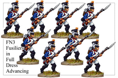 FN003 - Fusiliers Advancing In Full Dress