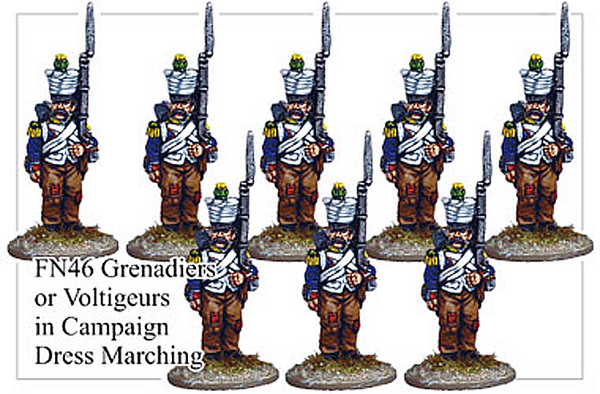 FN046 - Grenadier Voltigeur In Campaign Dress Marching