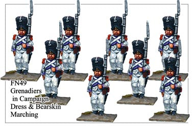 FN049 - Grenadiers In Campaign Dress And Bearskin Marching