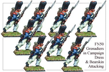 FN050 - Grenadiers In Campaign Dress And Bearskin Advancing