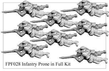 FPF028 French Infantry in Full Kit Prone