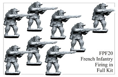 FPF020 French Infantry in Full Kit Firing