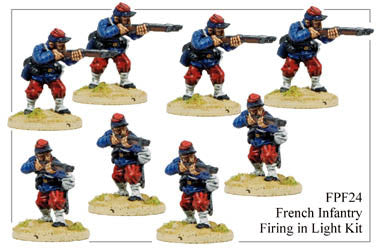 FPF024 French Infantry in Light Kit Firing
