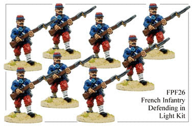 FPF026 French Infantry in Light Kit Defending