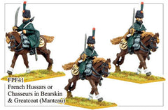 FPF041 French Hussars or Chasseurs in Bearskins and Greatcoats