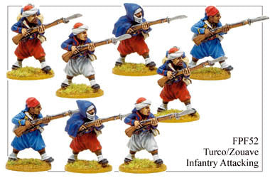 FPF052 Turco/Zouave Infantry Attacking