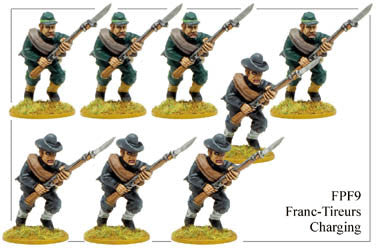 Perry Miniatures, Franco-Prussian War 1870 – 1871 Prussian Infantry  Skirmishing, 28 mm Scale Plastic Figures