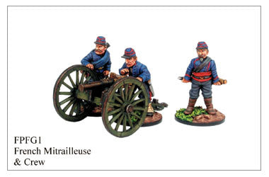 FPFG001 French Mitrailleuse Gun and Crew