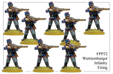 FPP032 Wurttemburger Infantry Firing