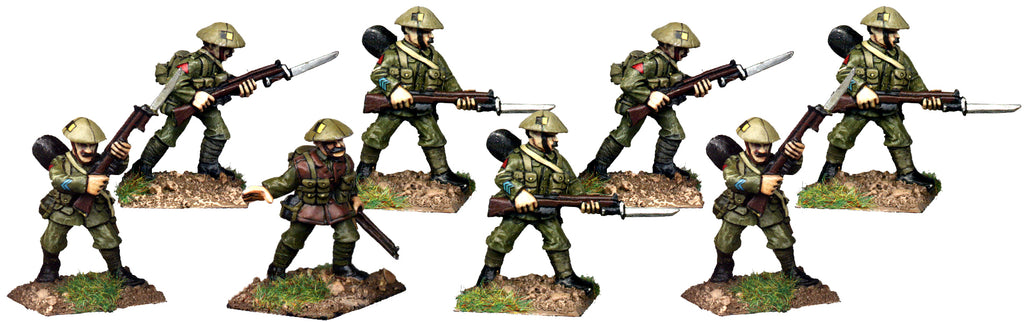GWB014 - British Infantry In Covered Helmets