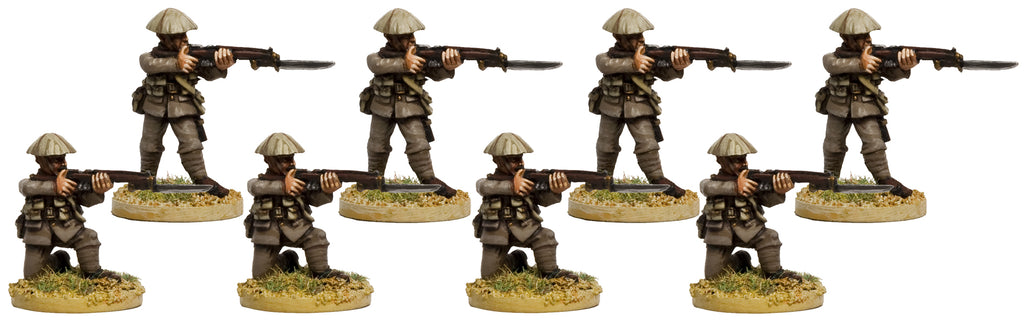 GWB015 - British Infantry In Covered Helmets Attacking