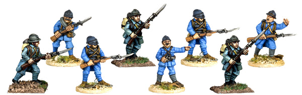 GWF002 - French Infantry In Helmets Attacking