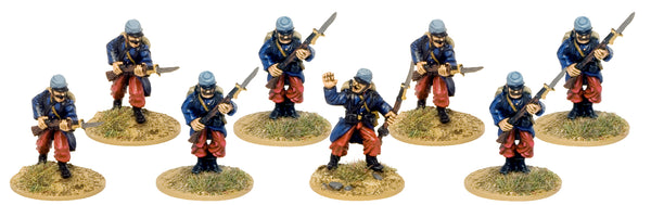 GWF006 - French Infantry In Kepis Attacking