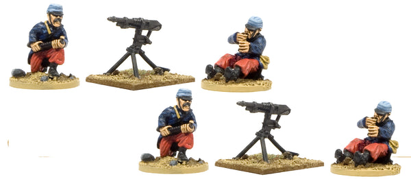 GWF007 - Hotchkiss Machine Gun Crew In Kepis