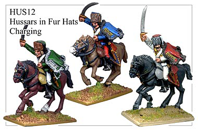 HUS012 - Hussars In Fur Hat Charging