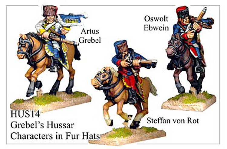HUS014 - Hussars In Fur Hat Characters