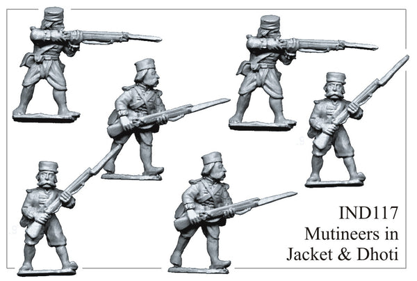 IND117 Mutineers in Jacket and Dhoti