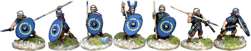 IR023 - Assorted Auxilia in Mail Armour with Optio
