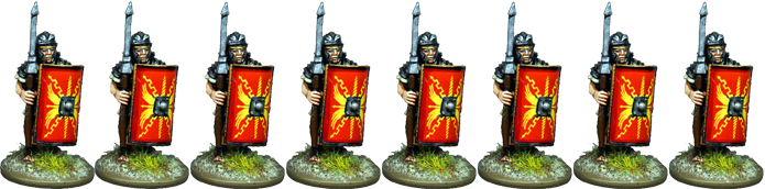IR044 - Legionaries, Segmented Armour, Advancing with Pilum