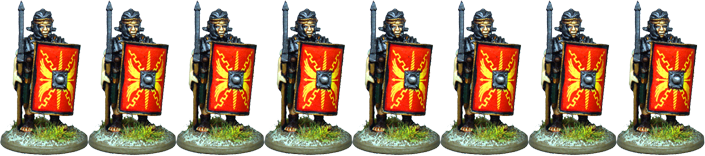 IR047 - Legionaries, Segmented Armour, Standing with Pilum