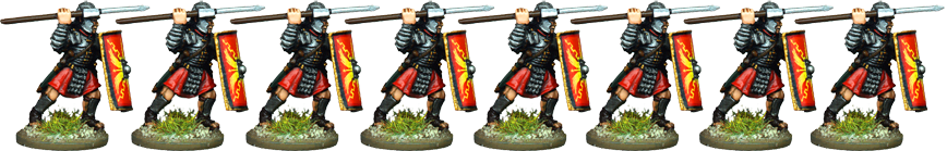 IR053 - Legionaries, Segmented Armour, Armoured Forearm, Throwing Pilum