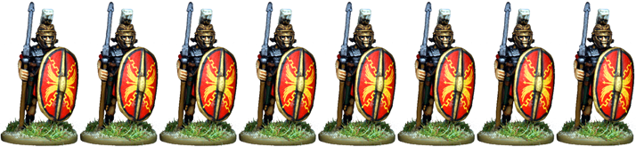 IR066 - Praetorian Guard, Segmented Armour, Standing with Pilum