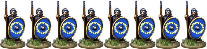 IR074 - Auxilia, Mail Armour, Standing with Spear