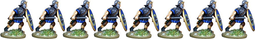 IR076 - Auxilia, Mail Armour, Advancing with Gladius