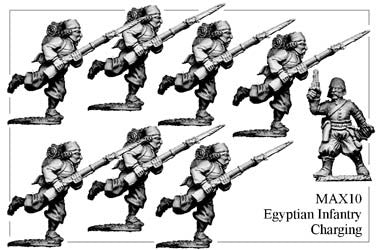 MAX010 Egyptian Infantry Charging