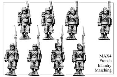 MAX004 French Infantry Marching