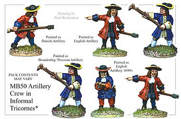 MB050 - Artillery Crew In Informal Tricorn