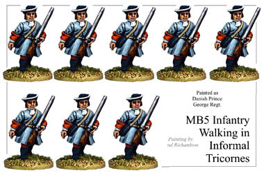 MB005 - Infantry In Informal Tricorns Marching