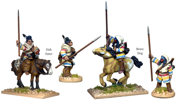 OW087 - Blackfoot Warriors Fish Eater And Brave Dog