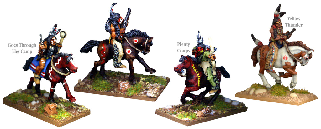 PI003B - Plains Indians Mounted Dog Soldiers