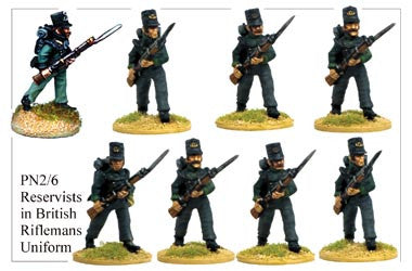 PN026 Reservists in British Rifleman's Uniform