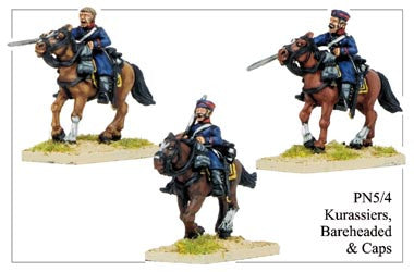 PN054 Cuirassiers in Cap and Bareheaded