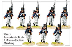 PN065 Reservists in British Rifleman's Uniform Marching