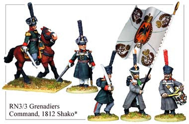 RN033 Grenadiers in 1812 Shako Command