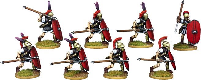 RR003 - Roman Legionary Hastati Advancing