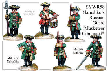 SYWR058 Narushko's Russian Guard Musketeer Command