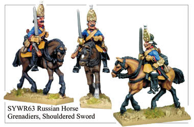 SYWR063 Russian Horse Grenadiers with Shouldered Sword