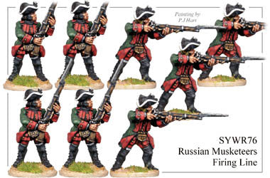 SYWR076 Russian Musketeers Firing Line