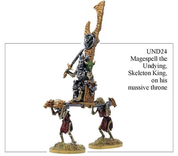 UND024 - Skeleton King on War Throne