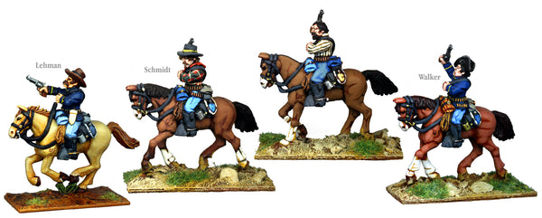 US003A - US Cavalry Mounted Troopers